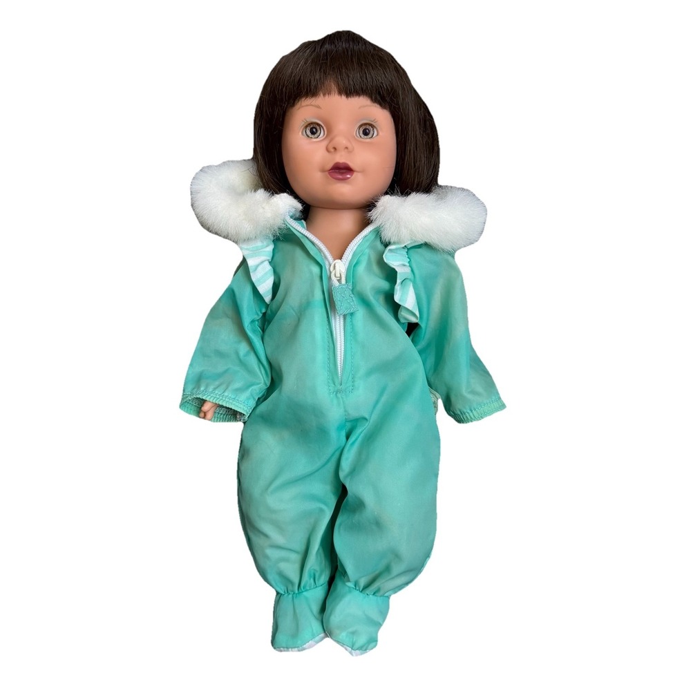 Playmate Toys 1995 Baby So Beautiful Vintage Baby Doll Winter Snow 14" Collector